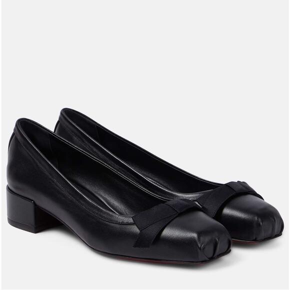 Christian Louboutin Shoes - CHRISTIAN LOUBOUTIN
Mamaflirt 30 bow-detail leather pumps 40.5